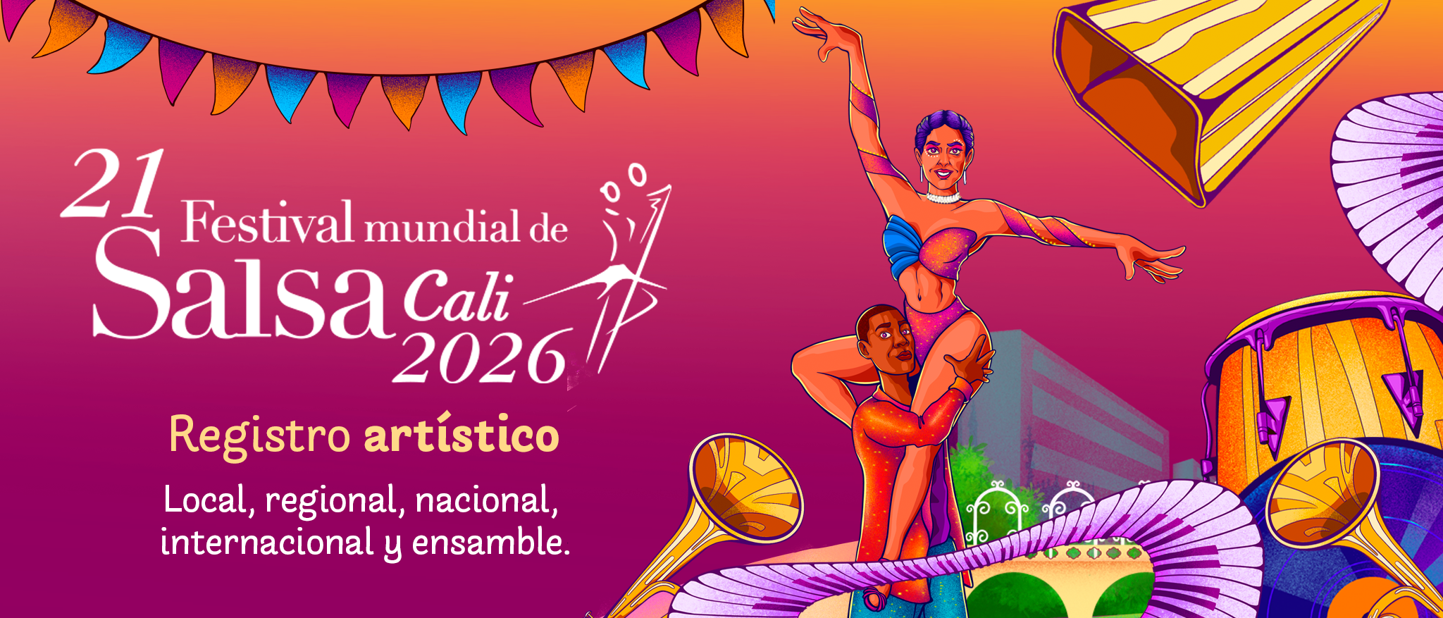 16.5 - Inscripciones Fase 2 documentos Artísticos para el Concurso Festival Mundial De Salsa 2026